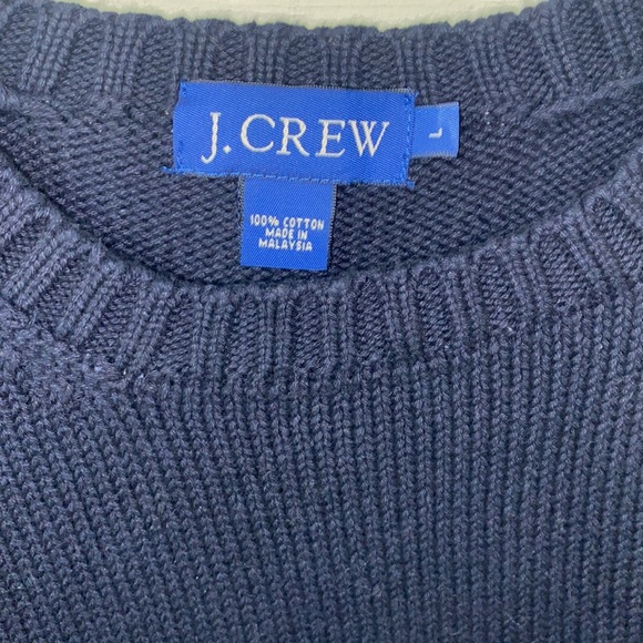 J. Crew Navy Sweater - Picture 2 of 3